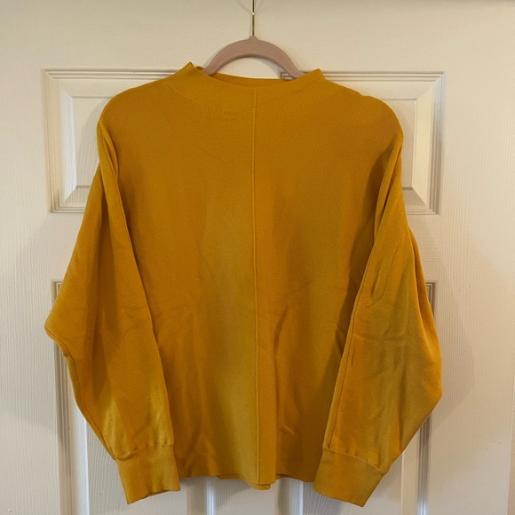 Anthropologie Saturday/Sunday Beverly Mock Neck Front Seamed Sweater - Picture 6 of 8